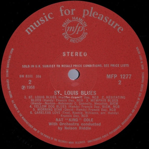 Nat King Cole : Sings The Blues (LP)