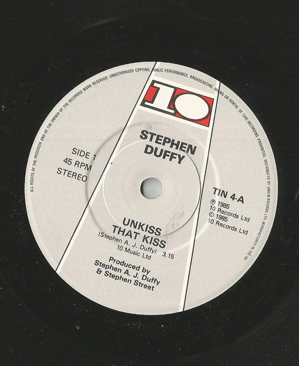 Stephen Duffy : Un Kiss That Kiss (7")