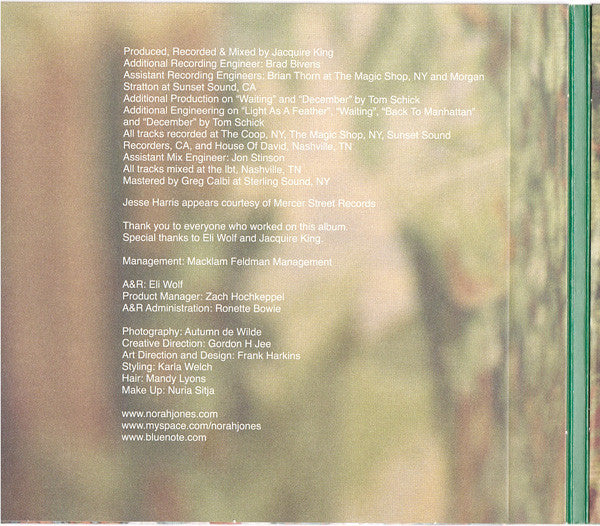Norah Jones : The Fall (CD, Album, Gat)