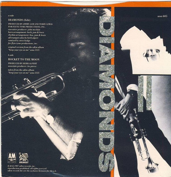 Herb Alpert : Diamonds (7", Single, Sil)