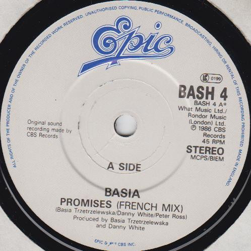 Basia : Promises (7")