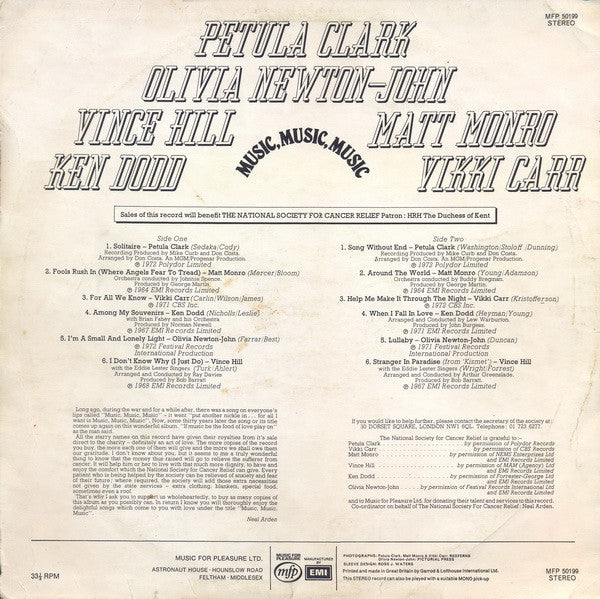 Various : Music, Music, Music (LP, Comp)