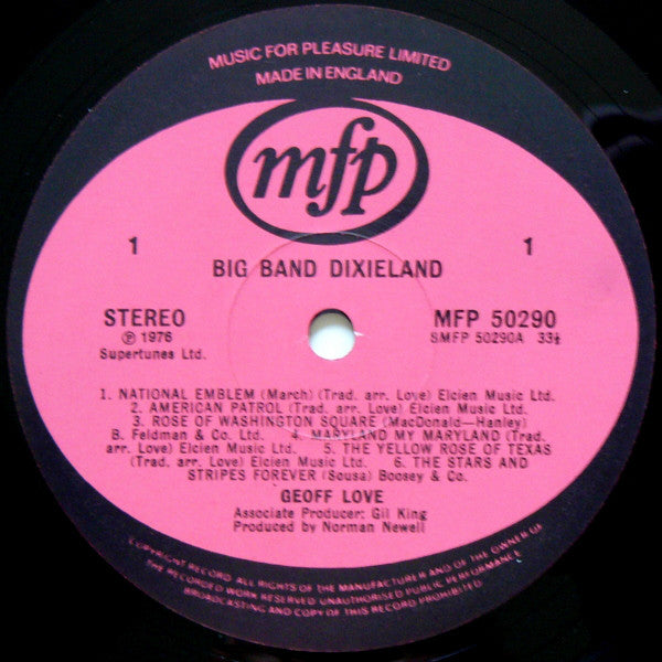 Geoff Love : Big Band Dixieland (LP, Album)