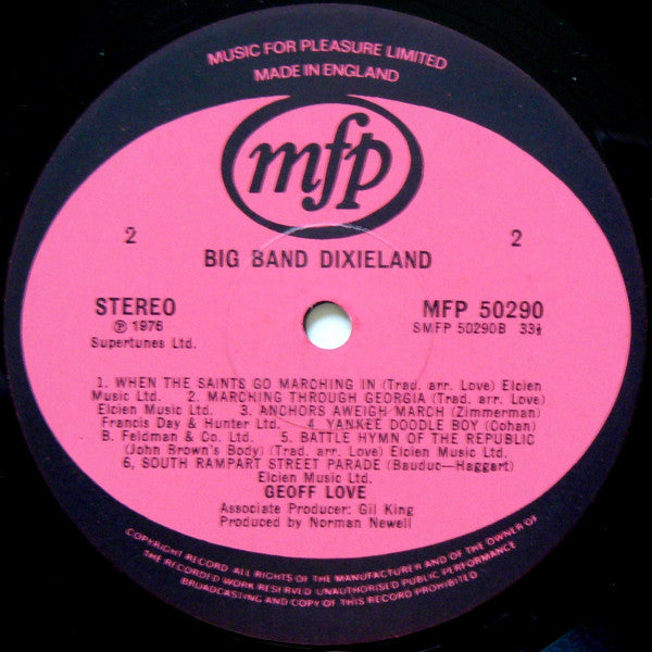 Geoff Love : Big Band Dixieland (LP, Album)