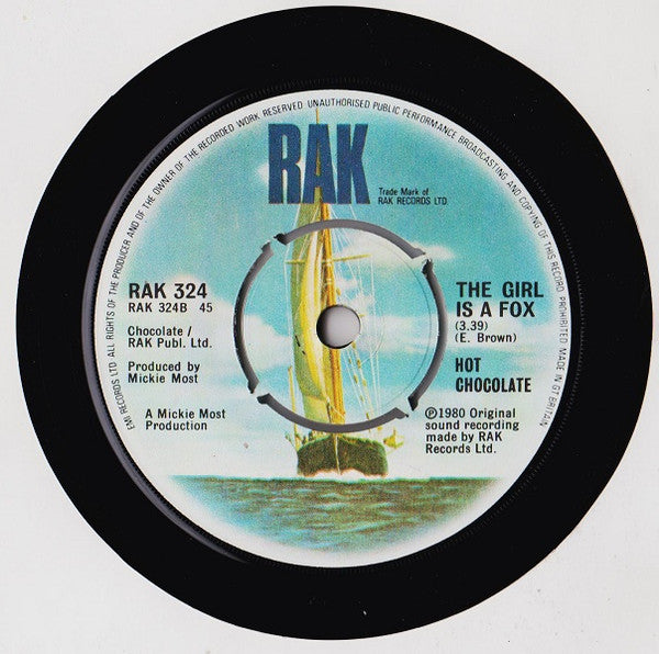 Hot Chocolate : Love Me To Sleep (7", Single)