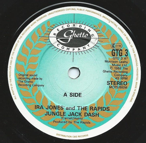 Ira Jones And The Rapids : Jungle Jack Dash (7")
