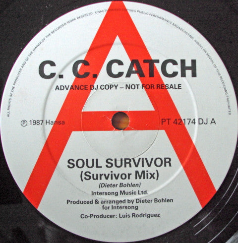 C.C. Catch : Soul Survivor (12", Advance)