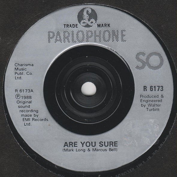 So (2) : Are You Sure (7", Single)