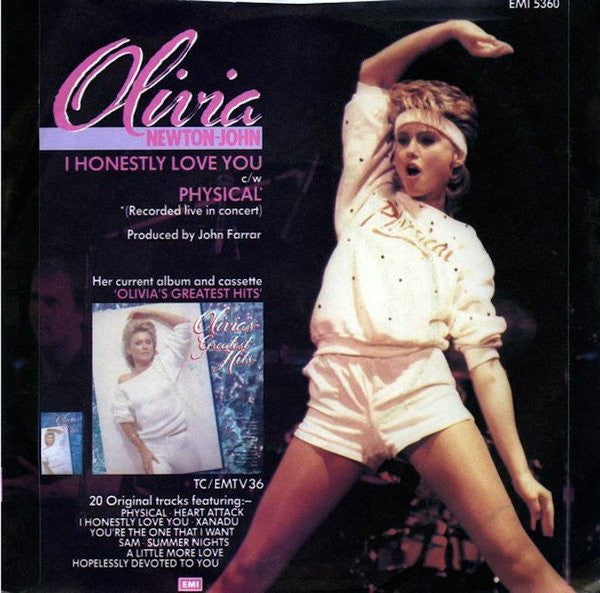 Olivia Newton-John : I Honestly Love You (7", RE)