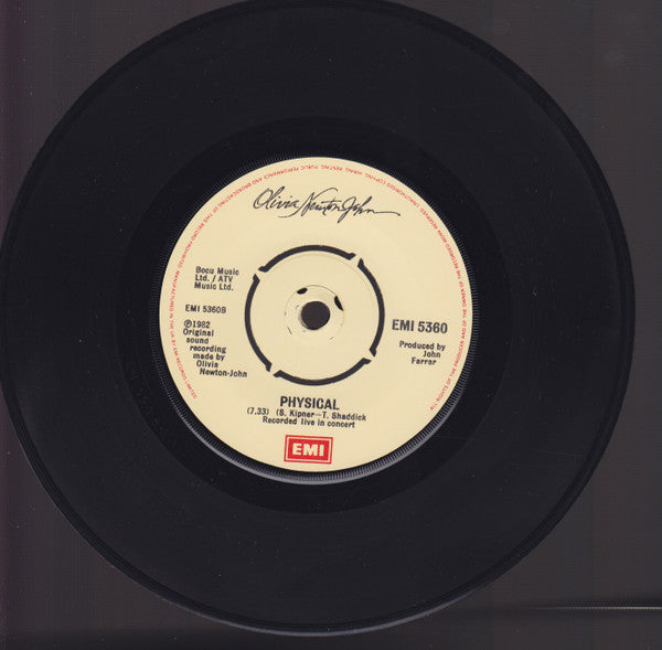 Olivia Newton-John : I Honestly Love You (7", RE)