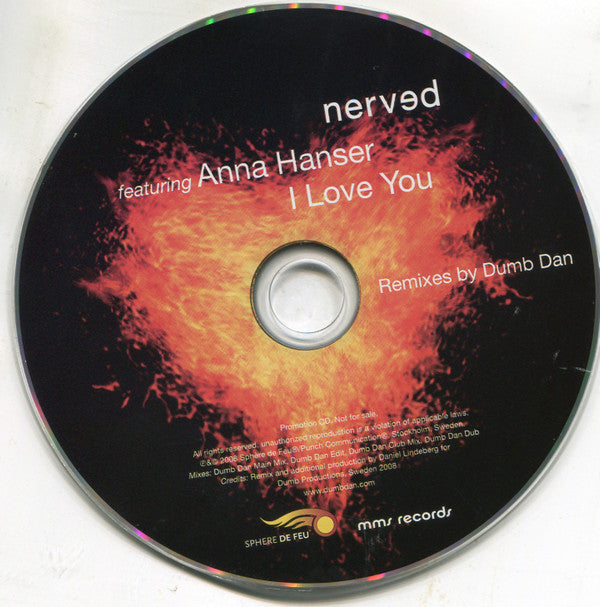 Nerved Feat. Anna Hanser : I Love You (CD, Maxi, Promo)