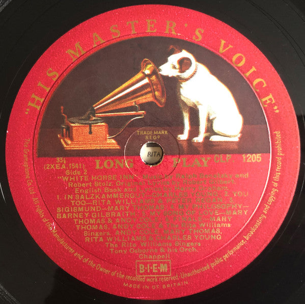 Andy Cole (2), Mary Thomas, Rita Williams, Charles Young, The Rita Williams Singers, Tony Osborne And His Orchestra : White Horse Inn (LP)