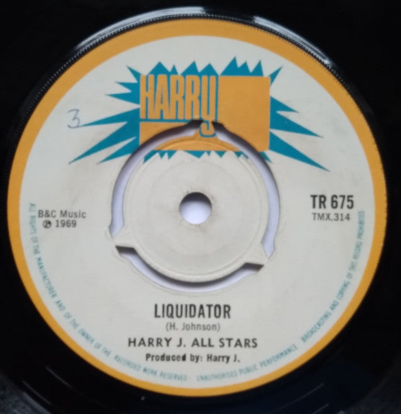 Harry J. All Stars / Glen And Dave : Liquidator / La La Always Stay (7", 3-P)