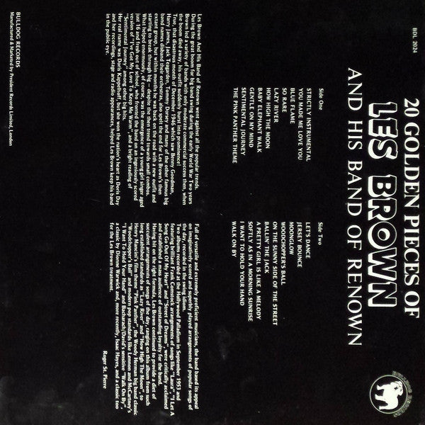 Les Brown And His Band Of Renown : 20 Golden Pieces Of Les Brown (LP, Comp)