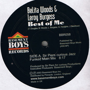 Belita Woods & Leroy Burgess : Best Of Me (12")