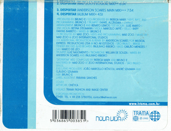 Patricia Marx : Despertar (12")