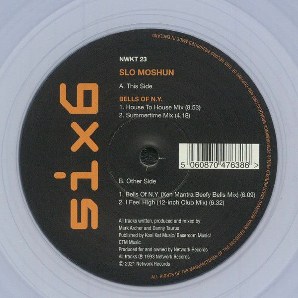 Slo Moshun : Bells Of N.Y. (12", RE, RM, Cle)