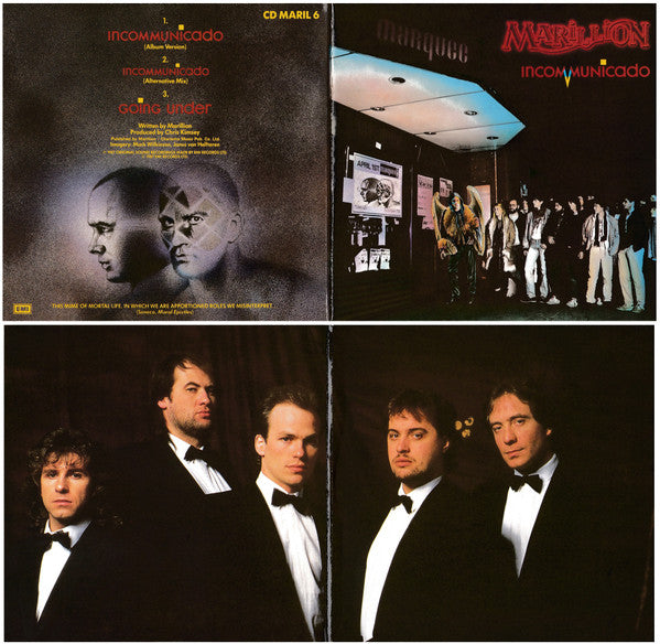 Marillion : Incommunicado (CD, Single, Gat)