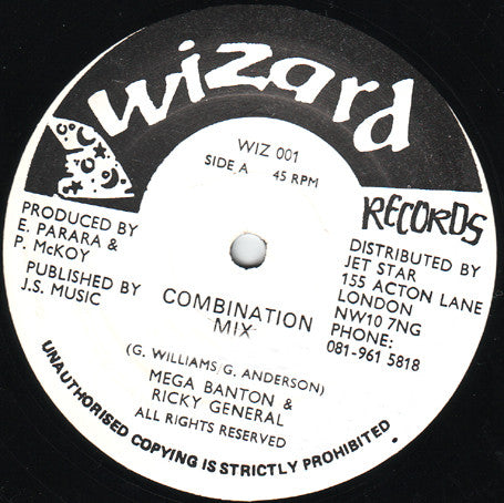Mega Banton & Ricky General : Combination Mix (12")