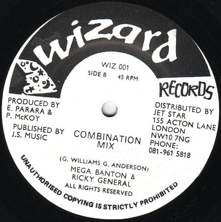 Mega Banton & Ricky General : Combination Mix (12")