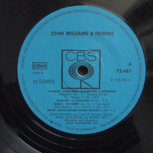 John Williams (7) : John Williams And Friends (LP, Album)