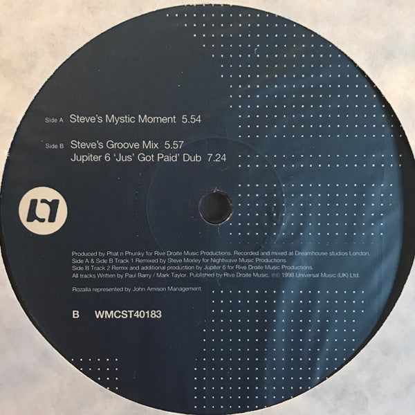 Phat 'N' Phunky Feat. Rozalla : Friday Night (2x12", Promo)
