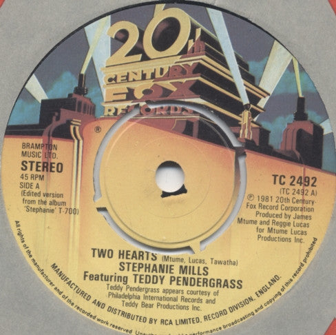 Stephanie Mills Featuring Teddy Pendergrass : Two Hearts / I Just Wanna Say (7", Single, 4 p)