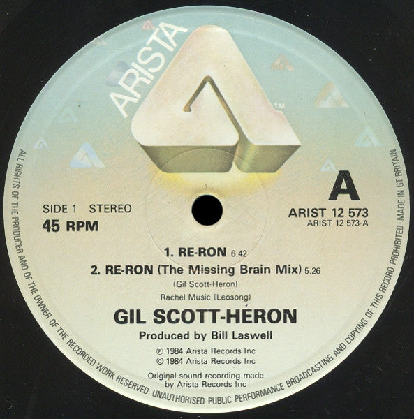 Gil Scott-Heron : Re-Ron (12")