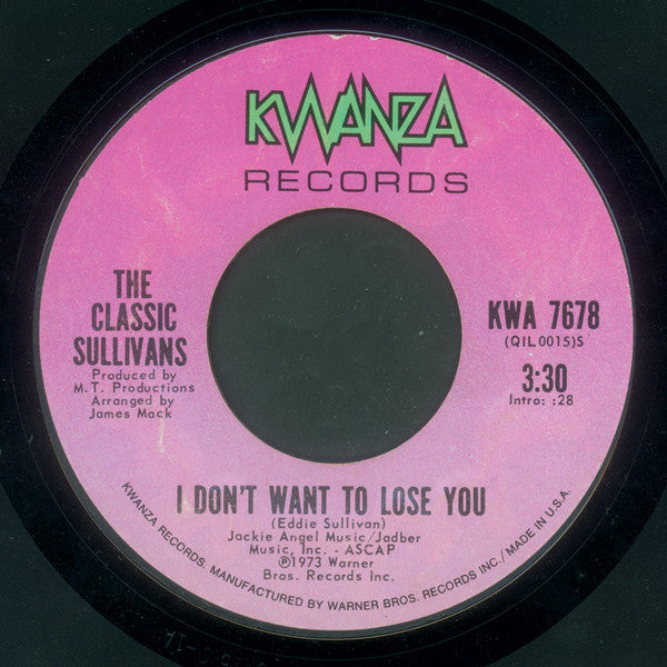 The Classic Sullivans : Paint Yourself In The Corner (7", Styrene)