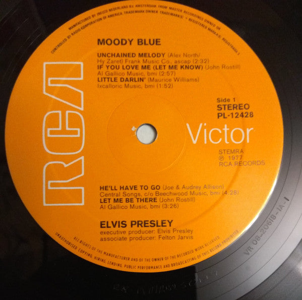 Elvis Presley : Moody Blue (LP, Album)