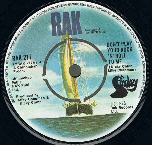 Smokie : Don't Play Your Rock 'N' Roll To Me (7", Single)