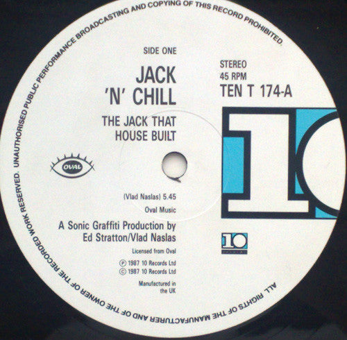 Jack 'N' Chill : The Jack That House Built (12", Die)