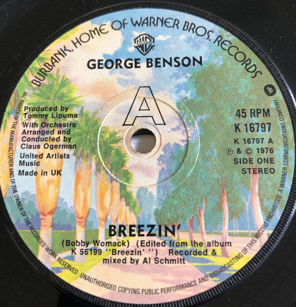 George Benson : Breezin' (7", Single)