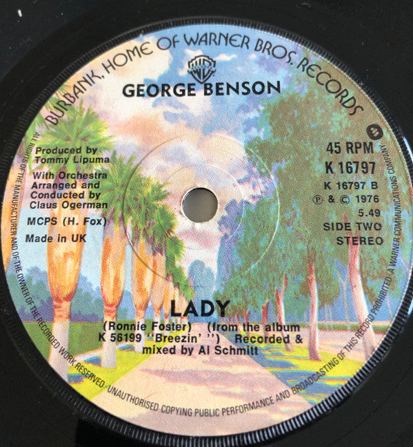 George Benson : Breezin' (7", Single)
