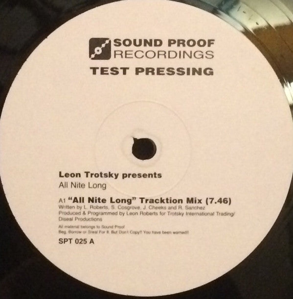 Leon Trotsky : All Nite Long (12", TP)