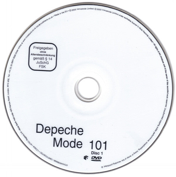 Depeche Mode : 101 (DVD-V, RE, Multichannel, PAL + DVD-V, Multichannel)