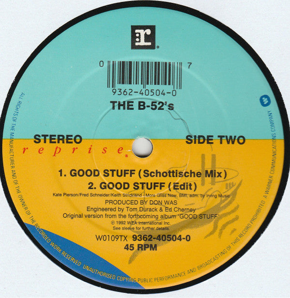 The B-52's : Good Stuff (12", Single)