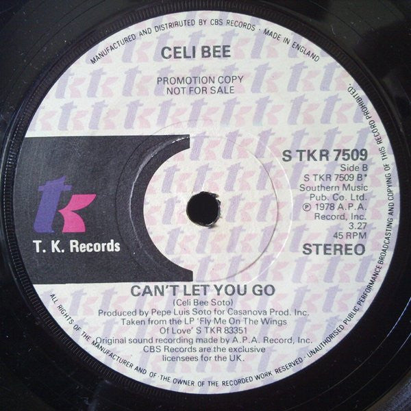 Celi Bee : Boomerang (7", Promo)