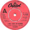 Tavares : I Don't Want You Anymore (7")