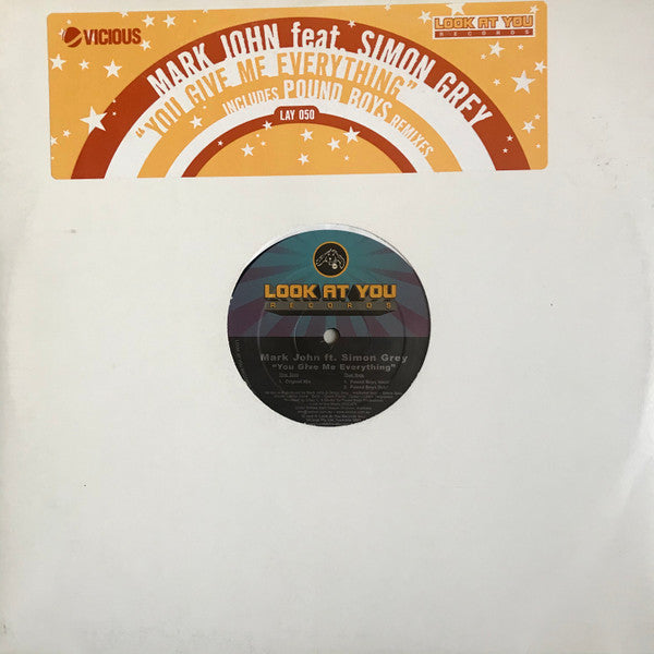Mark John feat Simon Grey : You Give Me Everything (12")