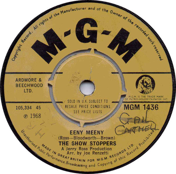 The Show Stoppers : Eeny Meeny (7", 4-p)
