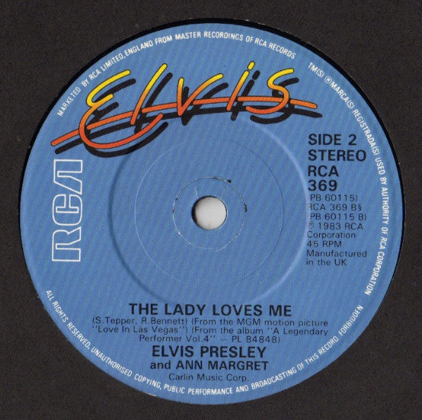 Elvis Presley : I Can Help (7", Single)