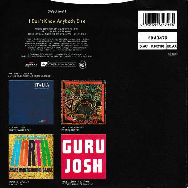 Black Box : I Don't Know Anybody Else (7", Single)