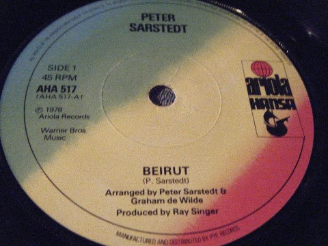 Peter Sarstedt : Beirut (7", Single)