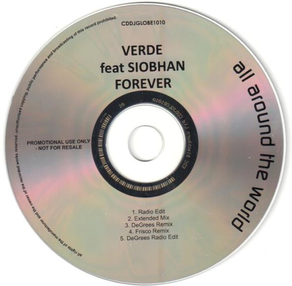 Verde (2) Feat. Siobhan : Forever (CD, Single, Promo)