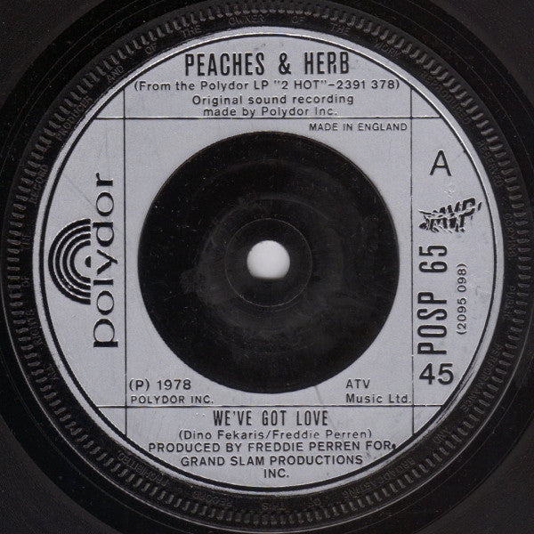 Peaches & Herb : We've Got Love (7", Single)