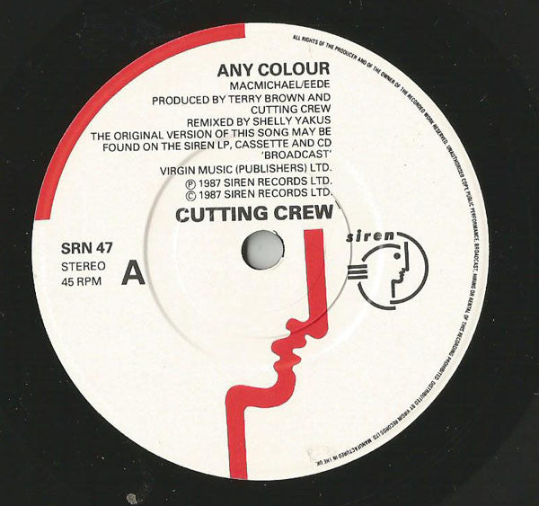 Cutting Crew : Any Colour (7")