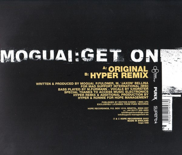 Moguai : Get On (12")