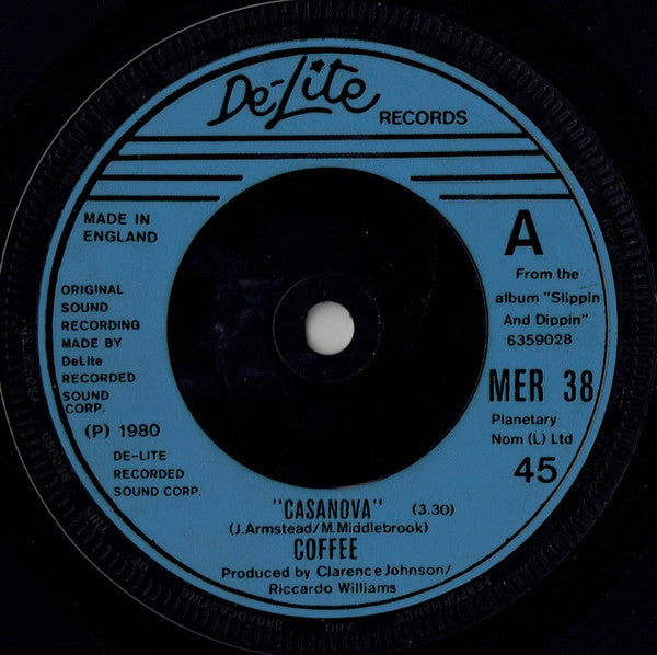 Coffee : Casanova (7", Single, UK )
