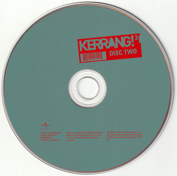 Various : Kerrang! 3 The Album  (2xCD, Comp)